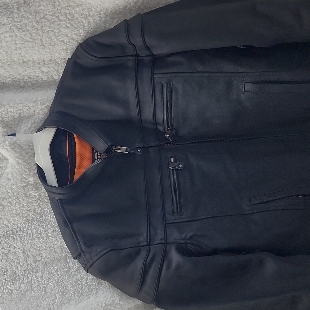 Leather Papas oklahoma leather motorcycle jacket